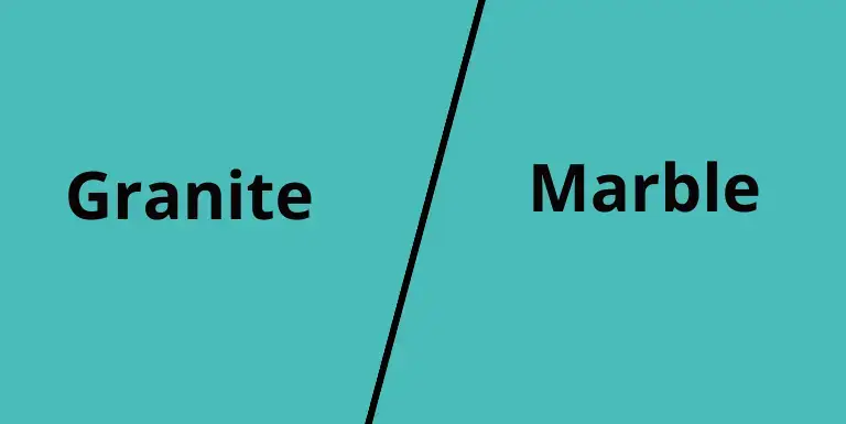 Difference between Granite and Marble
