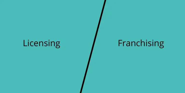 Difference between Licensing and Franchising