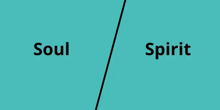 difference between soul and spirit