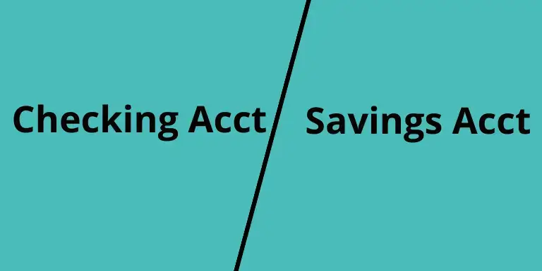 Difference Between Savings And Checking Account